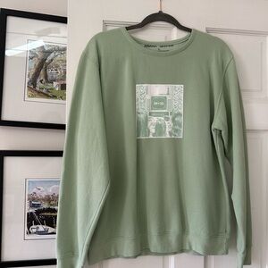 Ariana Grande Green Crew Neck Sweater
